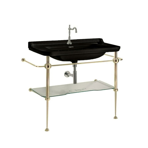 Ws Bath Collections Waldorf 4141K5.01+9197K2 Waldorf 31-1/2" Rectangular Ceramic Console