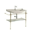 thumbnail image 1 of Ws Bath Collections Waldorf 4142K2.01+9196K2 Waldorf 39-3/8" Rectangular Brass And Ceramic, 1 of 1