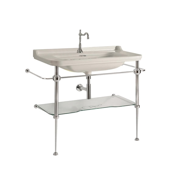 Ws Bath Collections Waldorf 4144K1.01+9203K1 Waldorf 47-3/16" Rectangular Brass And