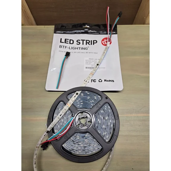Ws2811 Led Strip Lights 5M (16.4Ft) 5050 Rgb 150Led Strip Light 12V Ip65