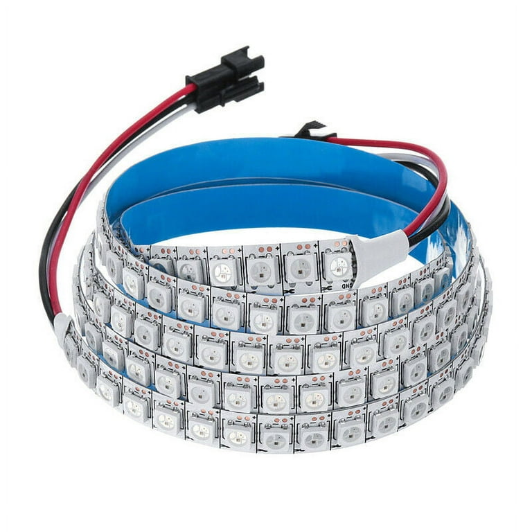 Ws2812B 5050Smd 144 Led Light Strip with Built-In Rgb Ic Individual  Addressable Dc 