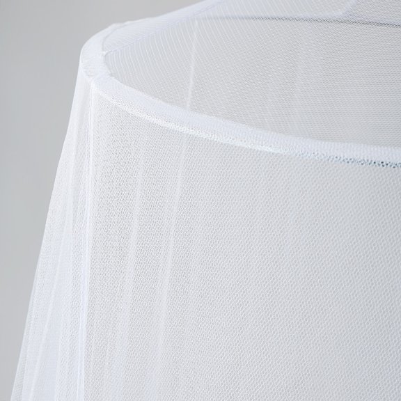 Wscoficey Mesh Net portable 3 Universal Mesh Net Easy Installation Dome Hanging Bed Canopy Netting for Single to King Size Beds Hammocks Cribs with Storage Bag White
