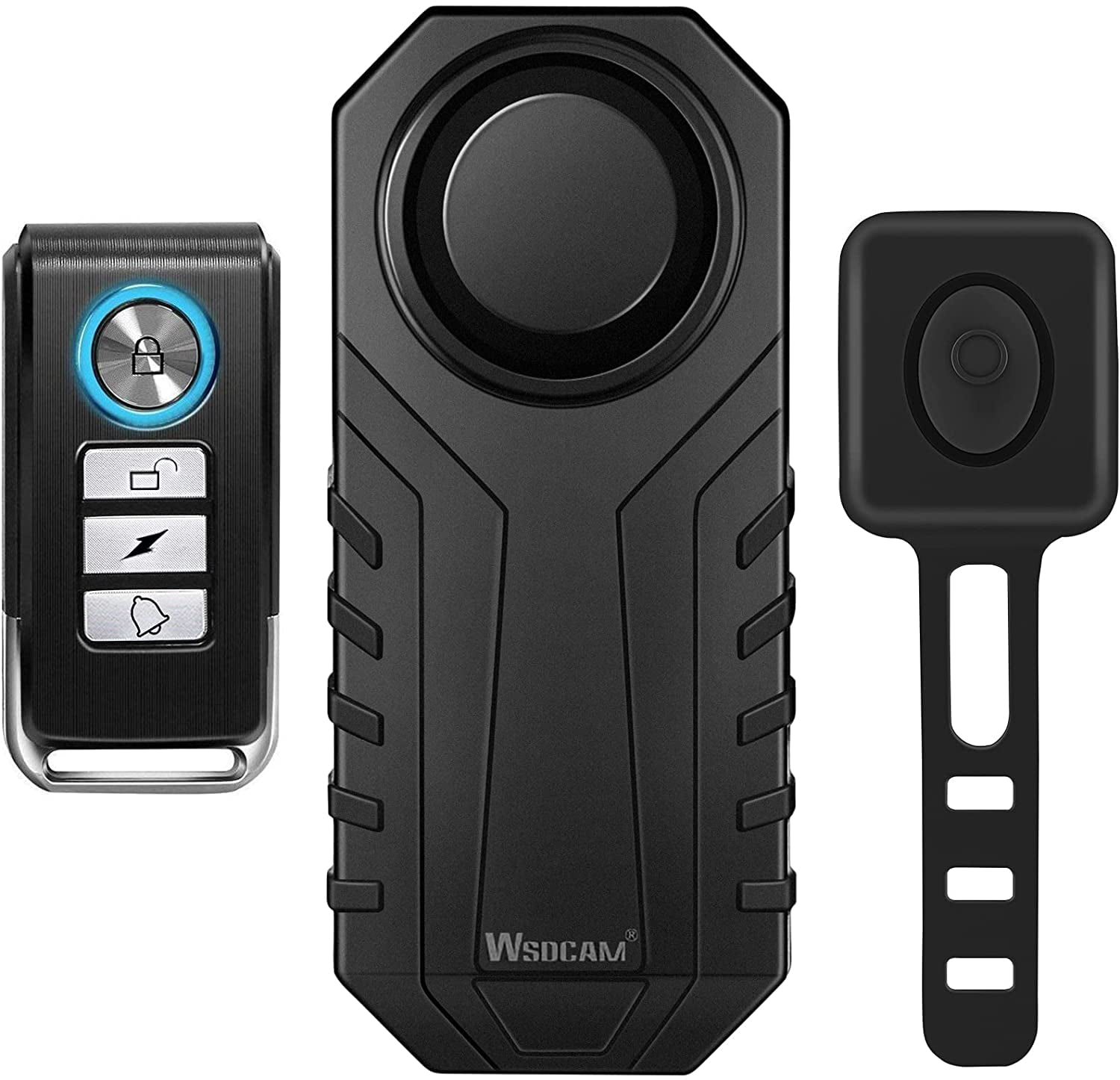 Wsdcam Bike Alarm Bicycle Horn Anti-Theft Waterproof Vibration Sensor  Outdoor Bike Accessories 