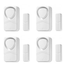 Wsdcam Door and Window Alarms for Home Security, 110dB Magnetic Sensor Alarm, Pool Door Alarm for Kids Safety, 4-in-1 Mode Small Wireless Door Alarms 4Pack