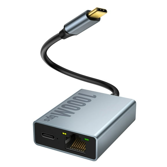 Wsdcam Gigabit Ethernet Adapter for Chromecast with Google TV USB C to RJ45 1000Mbps with Google TV HD/4K, Laptop, Tablet