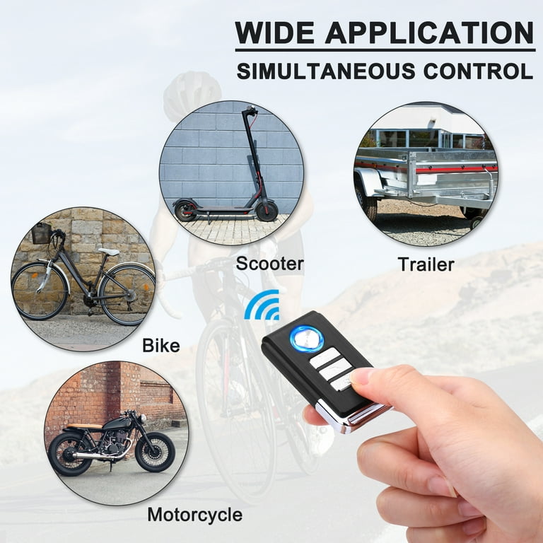 Wsdcam Wireless Anti-Theft Bicycle Motorcycle Alarm