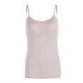thumbnail image 1 of Wsevypo Women's Sleeveless Adjustable Built In Bra Padded Bra Tank Tops Camisole, 1 of 1