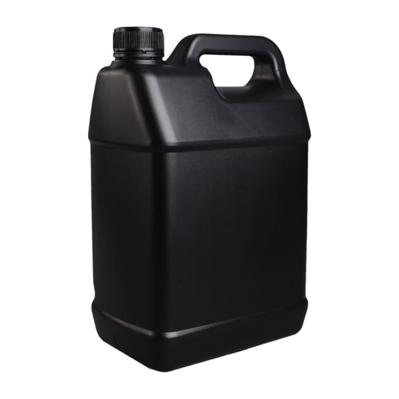 Wswqop 1 Gallon PP Jug Edible Oil Container Reusable Empty Heavy Duty Storage Jar Water Black