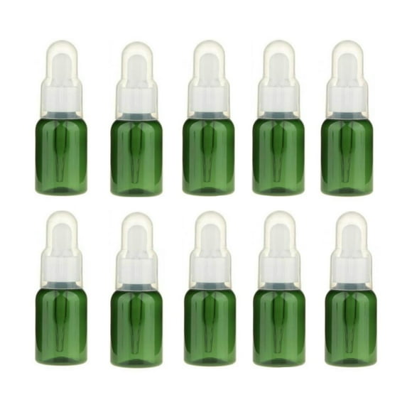 Wswqop 10pcs Mini 35ml Empty Bottles Empty Refillable Perfume Fragrance Essential Oil