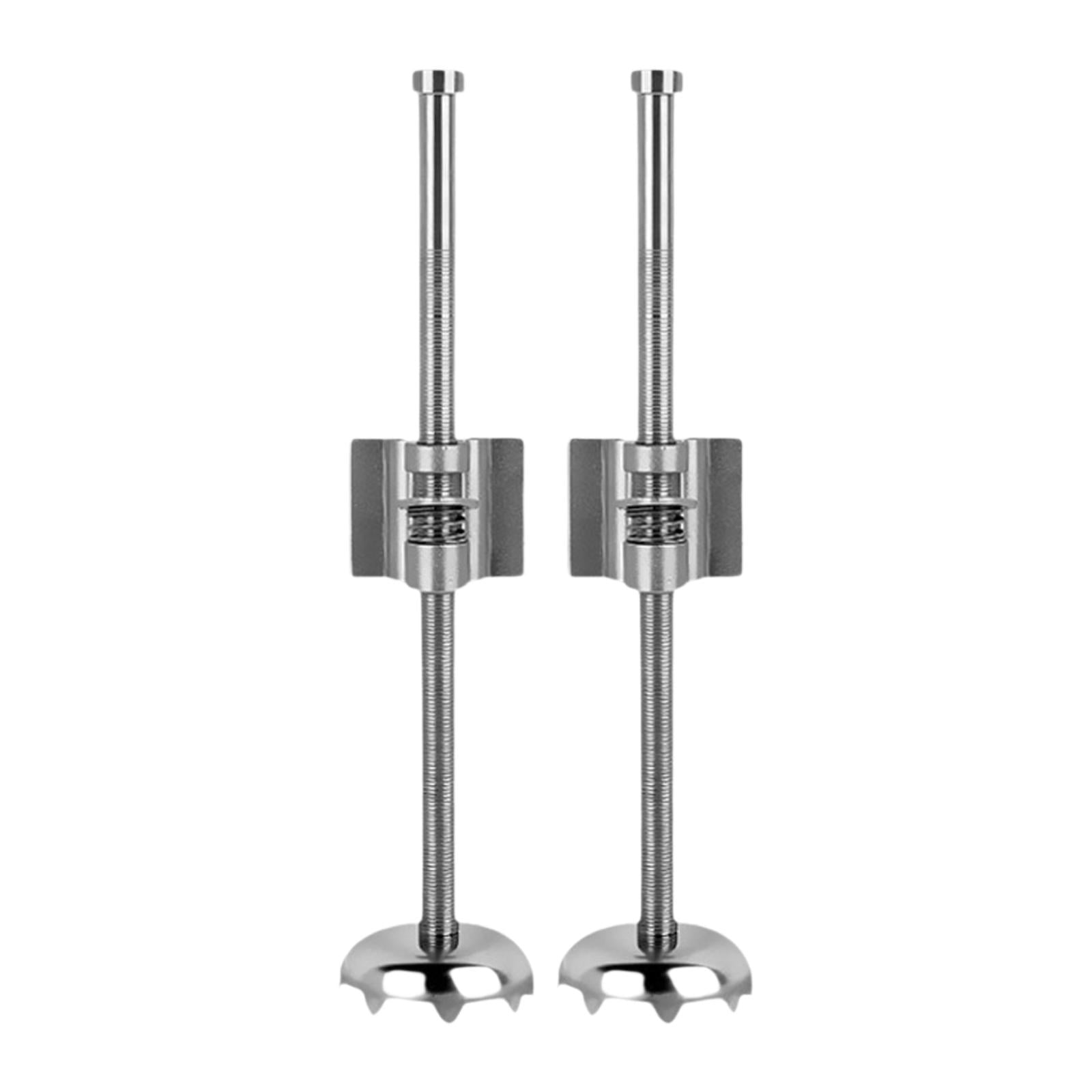 Wswqop 2 Pieces Fish Tackle Tank Bracket Fishing Box Extendable Feet Sturdy Fishing Box Gray