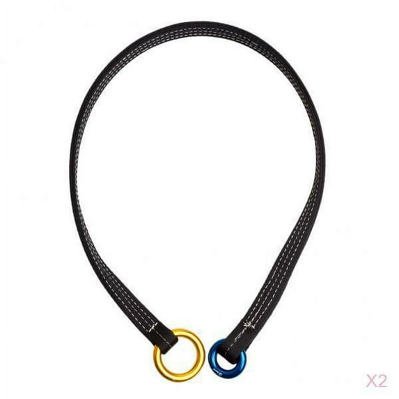 Wswqop 2 Pieces Tree Arborist Climbing Rope Friction SaverLoop Gear Equipment 120cm
