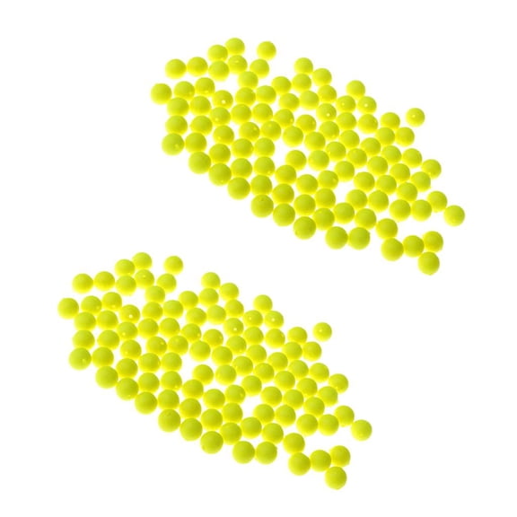 Wswqop 200pcs/lot Foam Strike Indicator Fly Fishing Buoy Bobbers Accessories Yellow