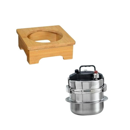 Wswqop 2L Small Pressure Cookers with Wooden