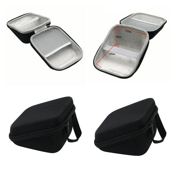 Wswqop 2pcs Eva Hard Case Carrying Storage Bag Upper Arm Blood Pressure Monitor