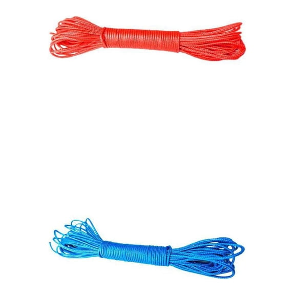 Wswqop 2pcs Throw Line, 49Foot UHMWPE Rope for Arborist Tree Climbing, Braided Throw Line Fishing Floating Line Rope