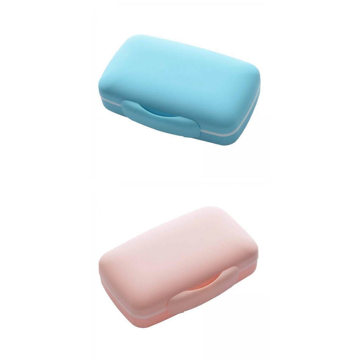 Wswqop 2x 7 Days Medicine Container Holder Tablet Pill Sorter Case Organizer