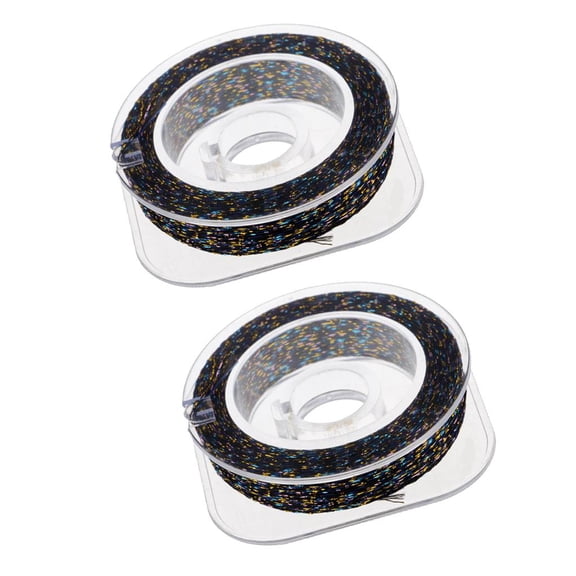 Wswqop 2x Nylon Rod Wrapping Thread, 55Yard / Spool Guide Wrapping Lines for DIY Fishing Line Thread, Outdoor Fishing Equipment Accessories Tool