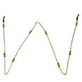 thumbnail image 1 of Wswqop 31" Eyeglass Metal Chain Cord Holder Rope Retainer Gold, 1 of 6