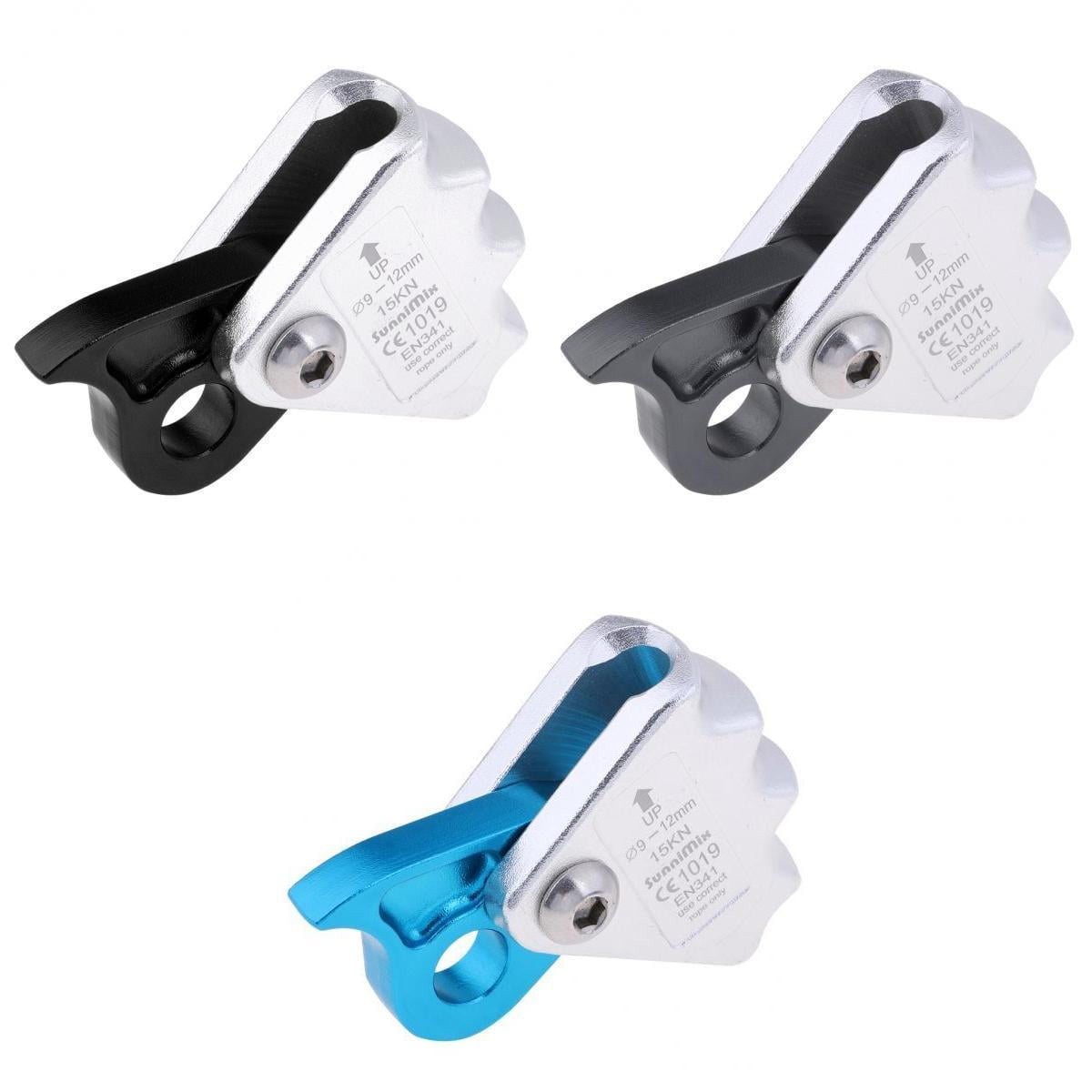 Wswqop 3Pcs Rock Climbing Rope Grab Protecta Arrest Ascender for 9-12mm Ropes