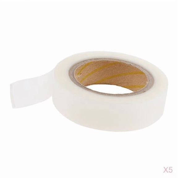 Wswqop 5 Pack Adhesive Waterproof Seam Sealing Tape for Tent Repair 20m White 5 Roll