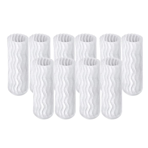 Wswqop 5 Pairs Silicone Toe Sleeve Gel Toe Cover Protector for Corn Blisters Pain Relief Finger Gel Tube Bunion Massager Foot Care Clear