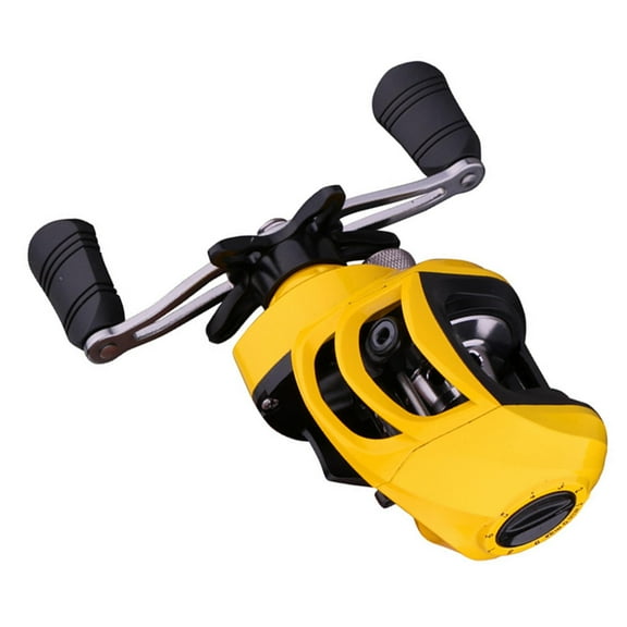 Wswqop 7.2:1 Gear Ratio High Speed Baitcaster Fishing Reel Baitcast Reel 18 + 1BB Up to Right handed
