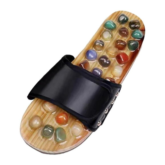 Wswqop Acupressure Massage Slippers Massaging Shoes Unique Gifts Non Slip for Men Women 35 to 36