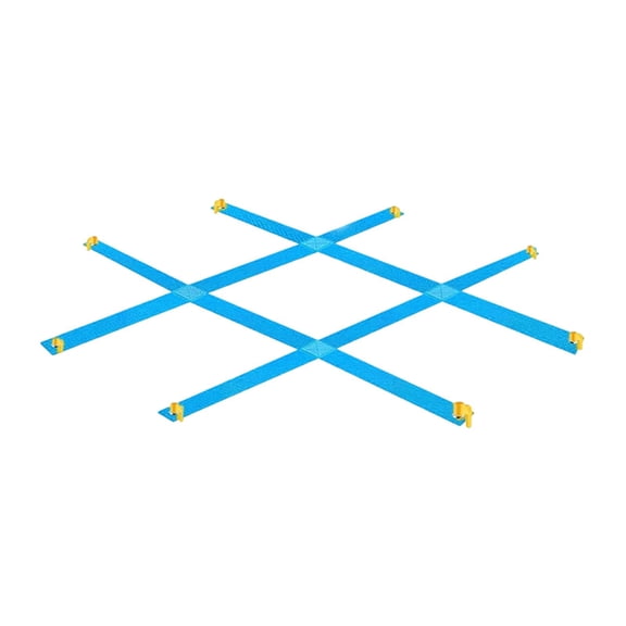 Wswqop Bag Toss Game Giant Tac Toe Toss Game Set Outdoor Game Throwing Bag Target Game blue A