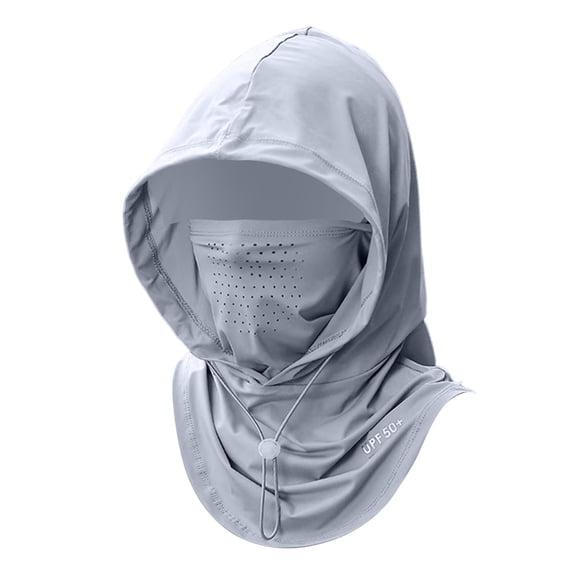 Wswqop Balaclava Face Mask Full Face Cover Breathable Reusable Comfortable Headwear for light gray