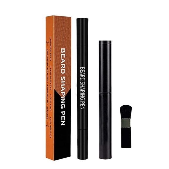 Wswqop Beard Pencil Filler, Creates Natural Looking Effective Enhance Facial Hair Beard Black