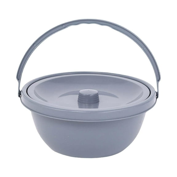 Wswqop Bedside Commode Bucket Chamber Pot Lightweight Easy Clean with Lid Urinal Bucket