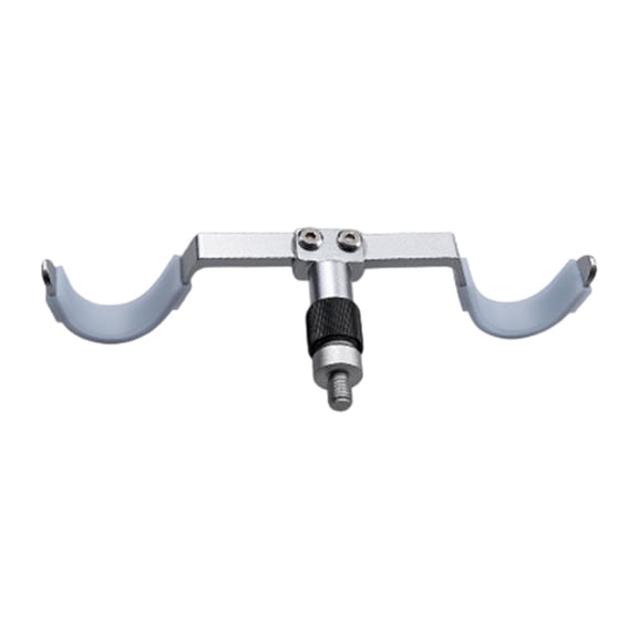 Wswqop Boat Fishing Rod Holder Pole Stand Rack Large Clamp Opening Trolling Holder Head Sliver