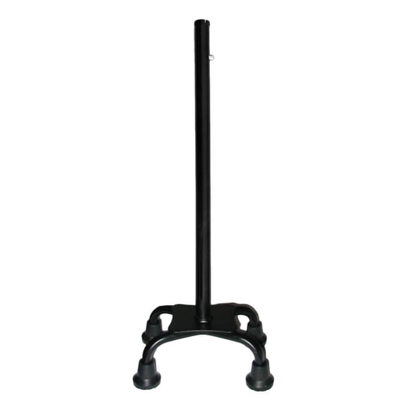 Wswqop Cane Tip Base Cane Tip Self Standing Extra Stability 4 Prong Rubber Tip Base for Large