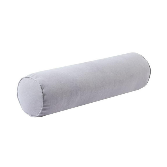 Wswqop Cervical Neck Roll Pillow Cotton Comfortable Soft Neck Strengthening Pillow Roll Argent