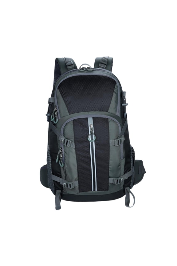 Climbing Backpack 40L Laptop Compartment Hiking Rucksack Mountaineering Backpack Black