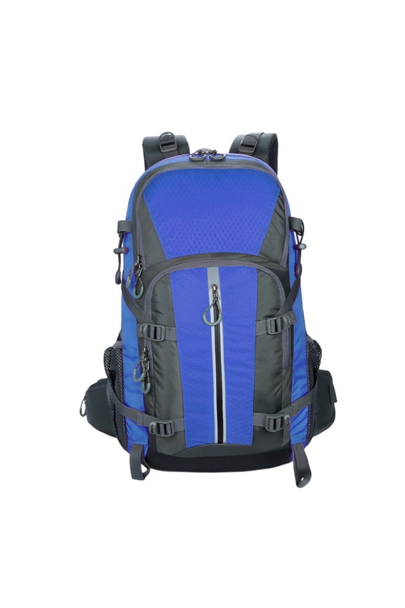 Climbing Backpack 40L Laptop Compartment Hiking Rucksack Mountaineering Backpack Blue