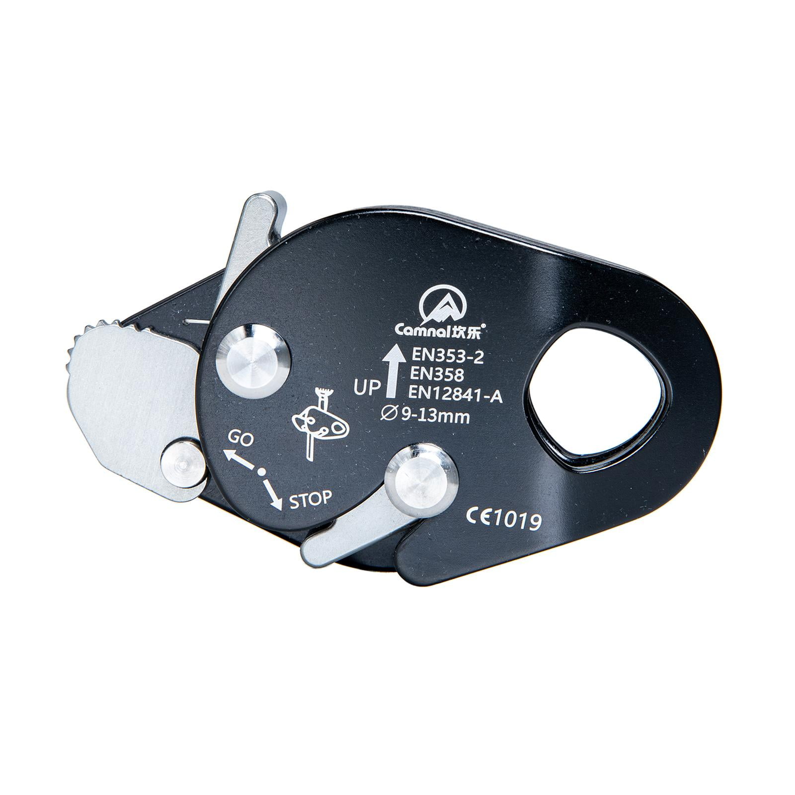 Wswqop Climbing Rope Grab Exploring Protection Falling Arrester Belay Accs Black