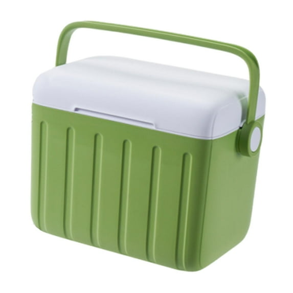 Wswqop Cooler Box Hot/Cold Retention Cooler Ice Chest Box Storage Container for Outdoor Green