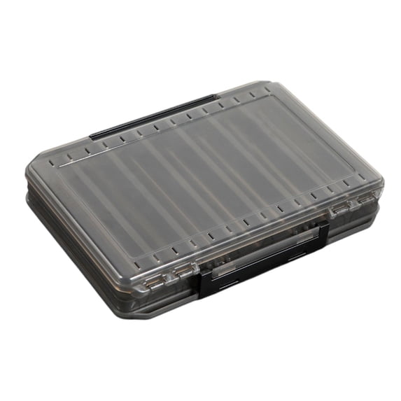 Wswqop Double Layered Fishing Tackle Box Organizer Professional Sturdy Lightweight Gift XL