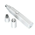 thumbnail image 1 of Wswqop Electric Nose Hair Trimmer Travel Size Smooth Cutting Professional Nose Grooming White, 1 of 9