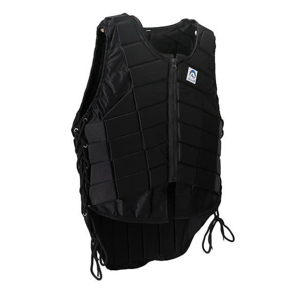 Wswqop Equestrian Riding Vest Safety Protective Vest Eventer Body Protector Black Women Women M
