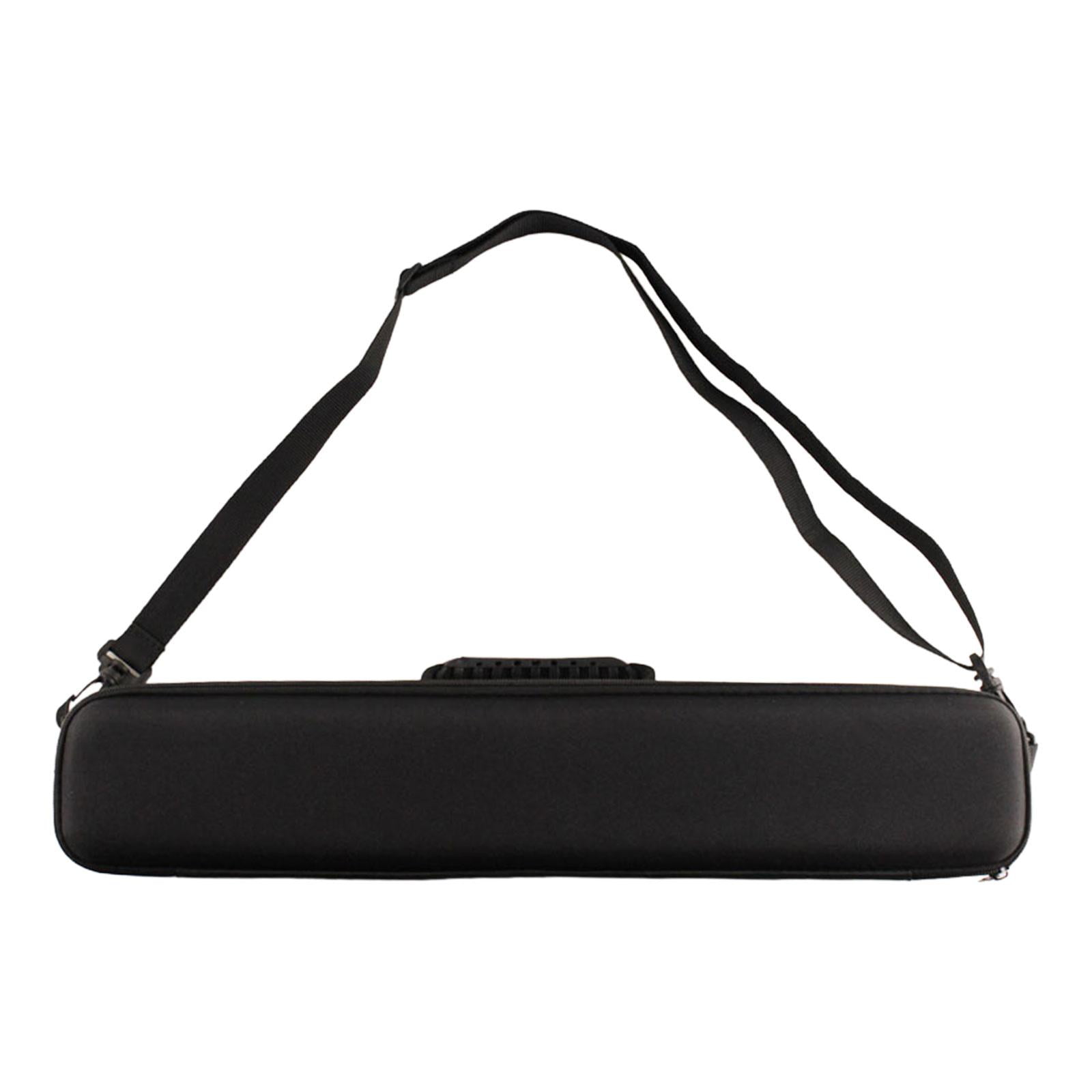 Wswqop Fishing Gear Bag Carrier with Strap Protective Case EVA Storage Case Fishing Rod