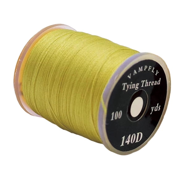 Wswqop Fly Tying Thread 14D for Lures, DIY Lure Making Tool, Strong Trout Line, Smooth light olive green
