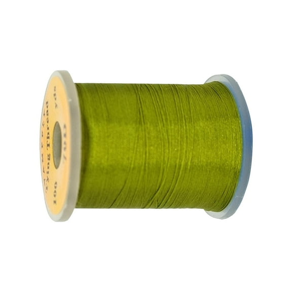 Wswqop Fly Tying Thread 7 Denier Thread Fly Tying Wire in Standard Bobbins Fluorescent Dark Green