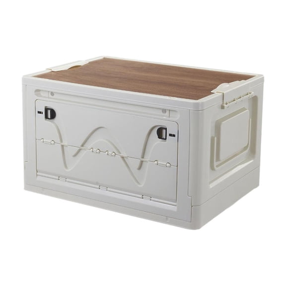 Wswqop Folding Storage Bins Stackable Storage Bins Dorm Room Essential Office Outdoor Opaque