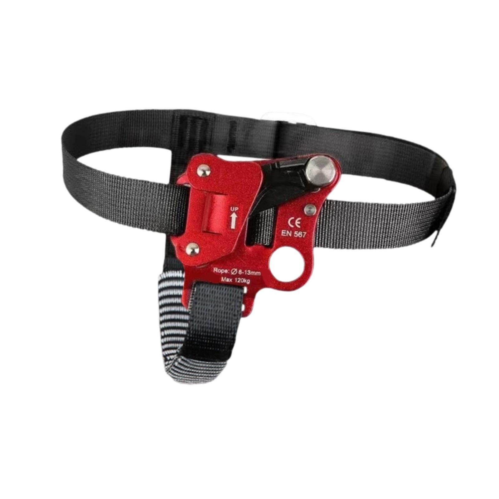 Wswqop Foot Ascender Foot Riser,Climbing Rappelling Device,Portable, Outdoor for Caving Left