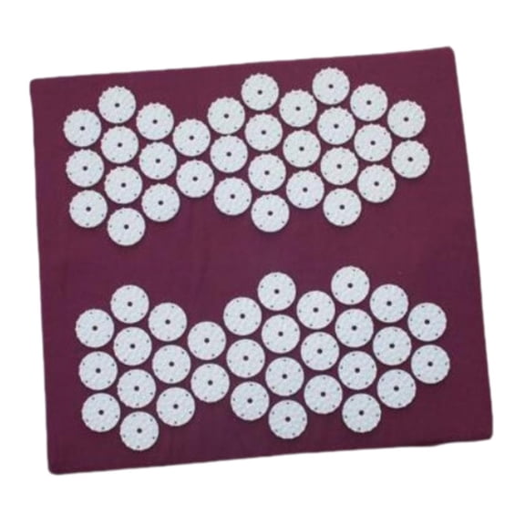 Wswqop Foot Massager Mat Acupressure Relaxation Plantar Muscle Relaxation Heel Pad Arch violet