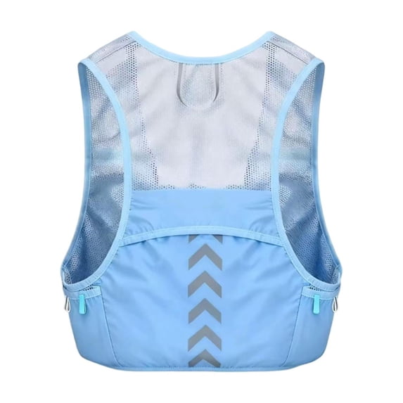 Wswqop Hydration Running Vest Pack Water Pack Breathable with Reflective Strips Running