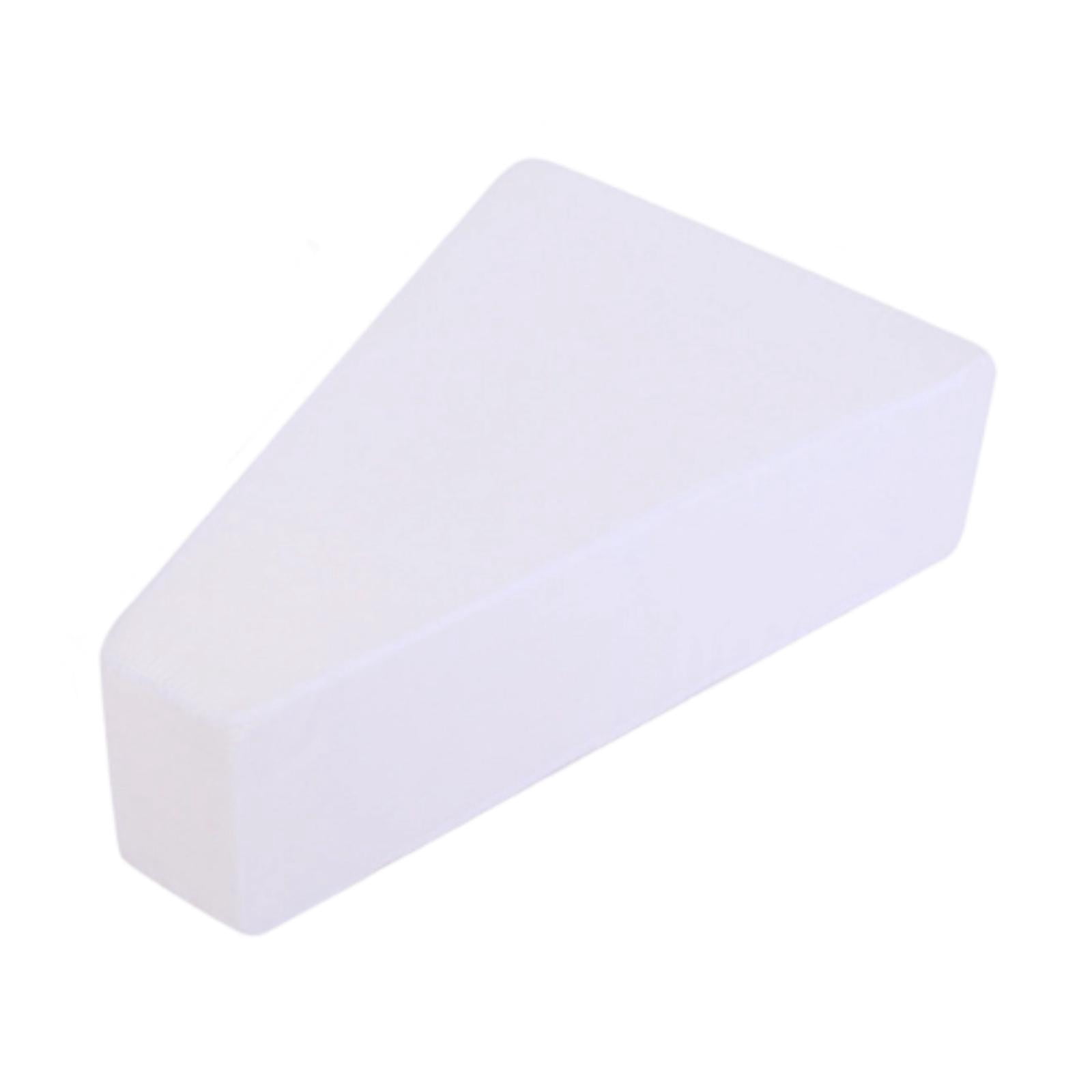 Wswqop Leg Elevating Pillow Ergonomic Trapezoid Foam Wedge Cushion Support Pad for Side White