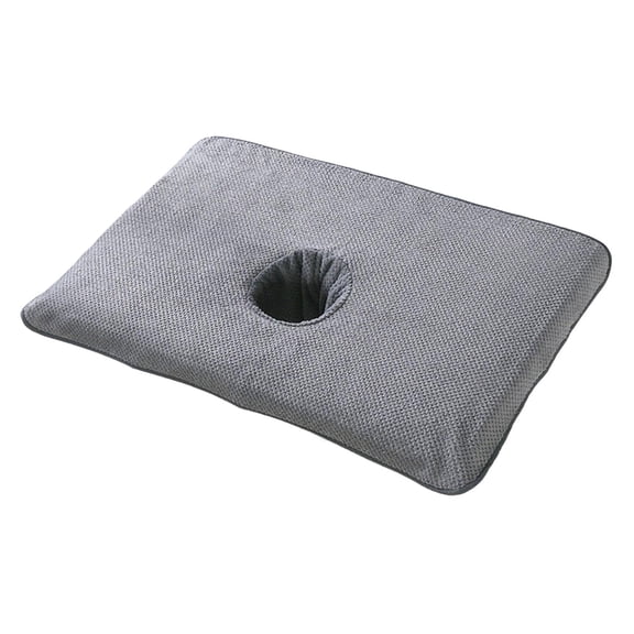 Wswqop Massage Bed Cover 50x80cm Reusable with Breath Hole for Massage Tables Bed Gray
